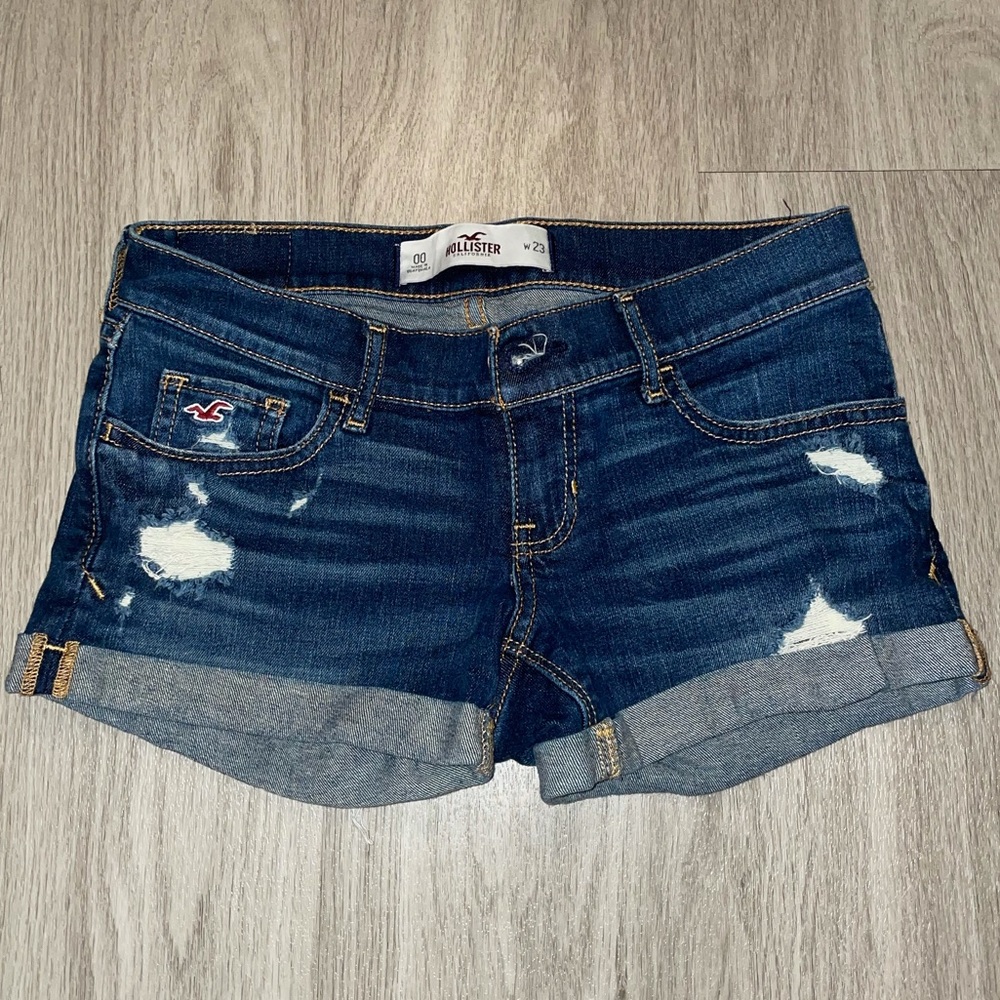 Denim Hollister shorts